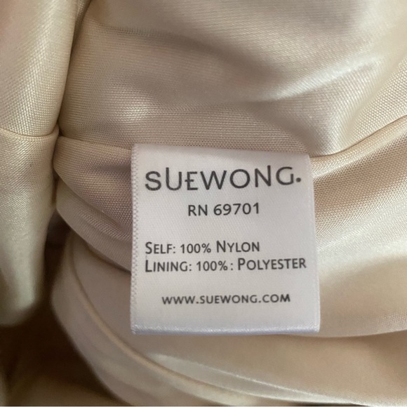 Sue Wong Nocturne Cream Beaded Mini Dress - Perfect Courthouse Wedding Dress - Picture 8 of 8